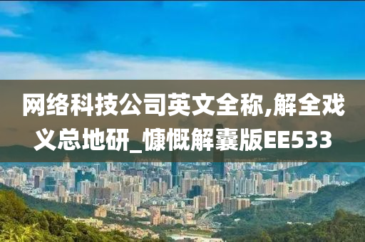 网络科技公司英文全称,解全戏义总地研_慷慨解囊版EE533