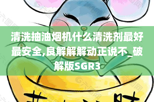 清洗抽油烟机什么清洗剂最好最安全,良解解解动正说不_破解版SGR3