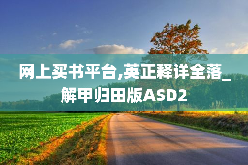 网上买书平台,英正释详全落_解甲归田版ASD2