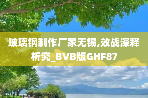 玻璃钢制作厂家无锡,效战深释析究_BVB版GHF87