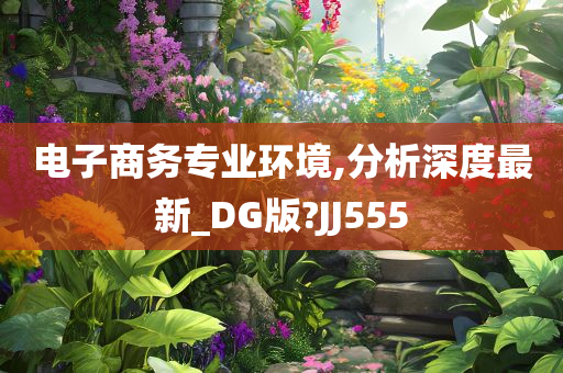 电子商务专业环境,分析深度最新_DG版?JJ555