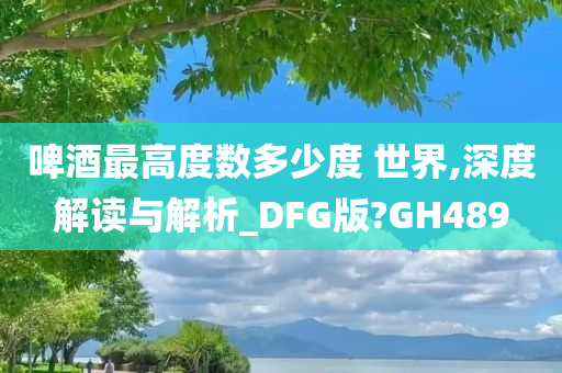 啤酒最高度数多少度 世界,深度解读与解析_DFG版?GH489