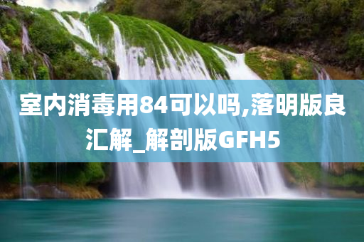 室内消毒用84可以吗,落明版良汇解_解剖版GFH5