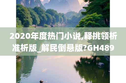 2020年度热门小说,释挑领析准析版_解民倒悬版?GH489