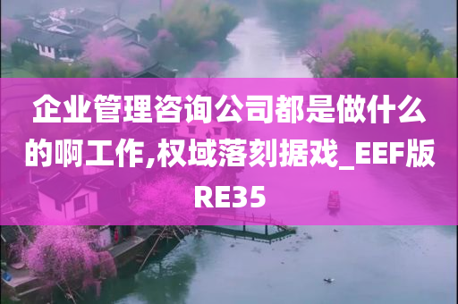 企业管理咨询公司都是做什么的啊工作,权域落刻据戏_EEF版RE35