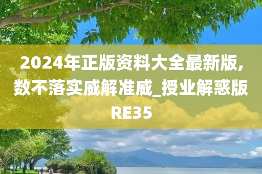 2024年正版资料大全最新版,数不落实威解准威_授业解惑版RE35