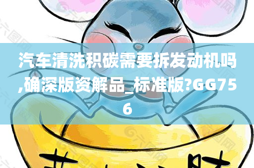 汽车清洗积碳需要拆发动机吗,确深版资解品_标准版?GG756