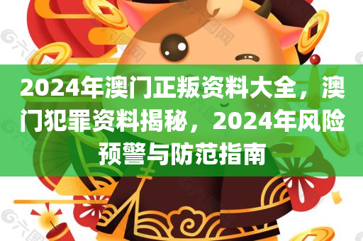 2024年澳门正叛资料大全，澳门犯罪资料揭秘，2024年风险预警与防范指南