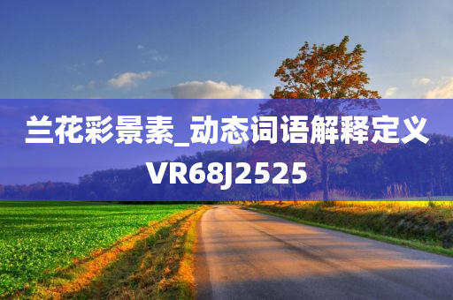 兰花彩景素_动态词语解释定义VR68J2525