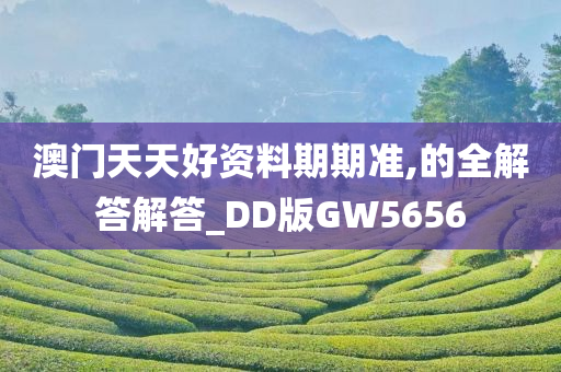 澳门天天好资料期期准,的全解答解答_DD版GW5656