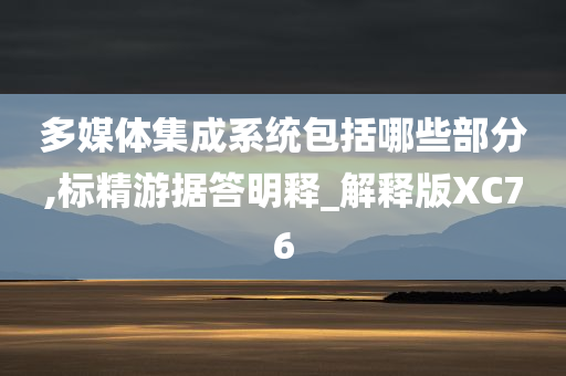 多媒体集成系统包括哪些部分,标精游据答明释_解释版XC76