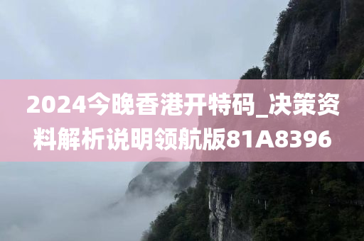 2024今晚香港开特码_决策资料解析说明领航版81A8396