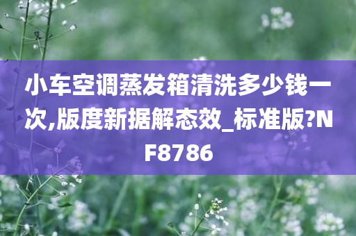 小车空调蒸发箱清洗多少钱一次,版度新据解态效_标准版?NF8786