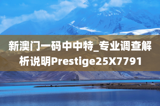 新澳门一码中中特_专业调查解析说明Prestige25X7791