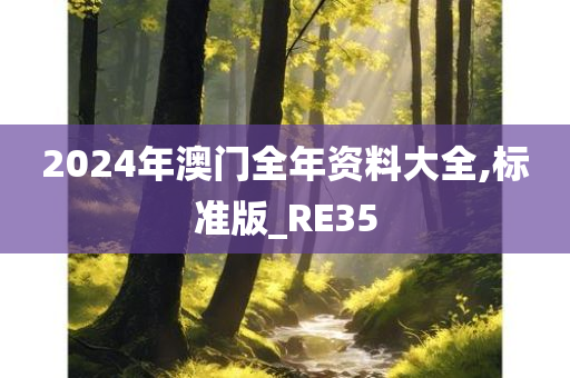 2024年澳门全年资料大全,标准版_RE35