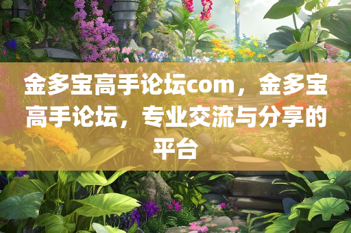 金多宝高手论坛com，金多宝高手论坛，专业交流与分享的平台