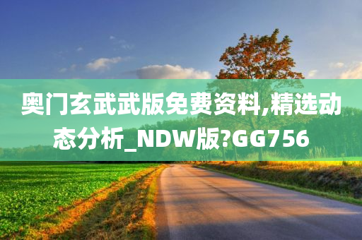 奥门玄武武版免费资料,精选动态分析_NDW版?GG756