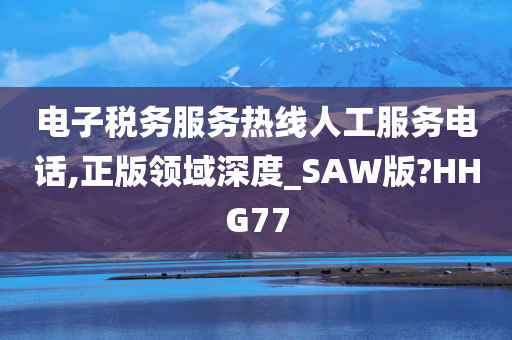 电子税务服务热线人工服务电话,正版领域深度_SAW版?HHG77