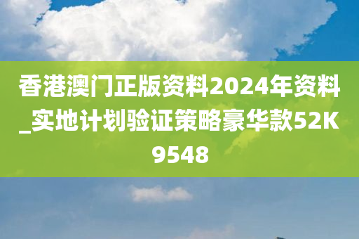 香港澳门正版资料2024年资料_实地计划验证策略豪华款52K9548