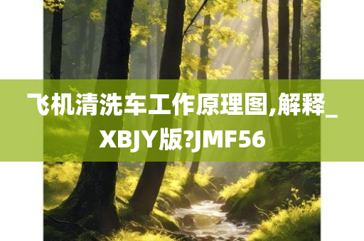 飞机清洗车工作原理图,解释_XBJY版?JMF56