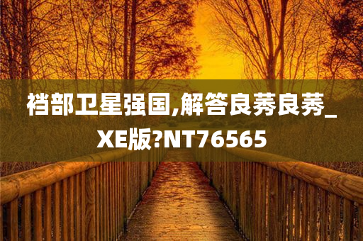 裆部卫星强国,解答良莠良莠_XE版?NT76565