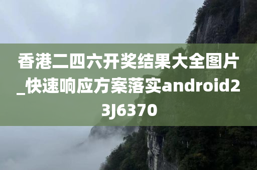 香港二四六开奖结果大全图片_快速响应方案落实android23J6370