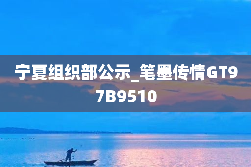 宁夏组织部公示_笔墨传情GT97B9510