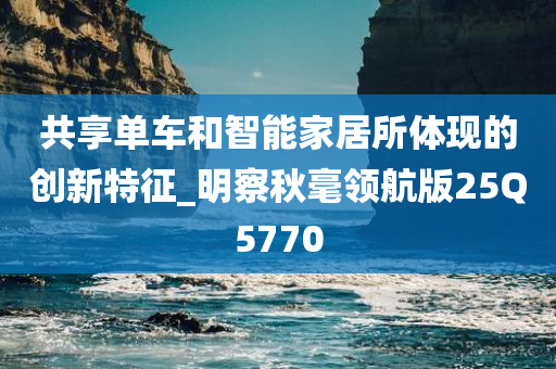 共享单车和智能家居所体现的创新特征_明察秋毫领航版25Q5770