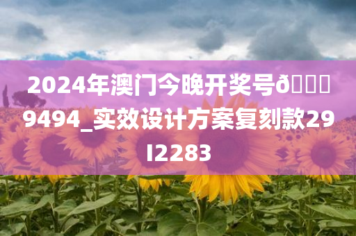 2024年澳门今晚开奖号??9494_实效设计方案复刻款29I2283