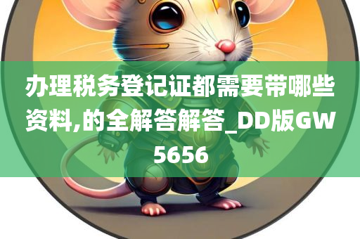 办理税务登记证都需要带哪些资料,的全解答解答_DD版GW5656