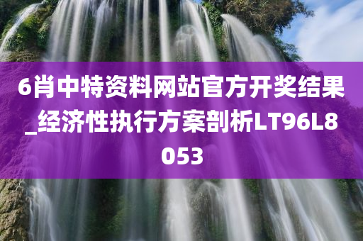 6肖中特资料网站官方开奖结果_经济性执行方案剖析LT96L8053