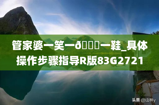 管家婆一笑一??一鞋_具体操作步骤指导R版83G2721