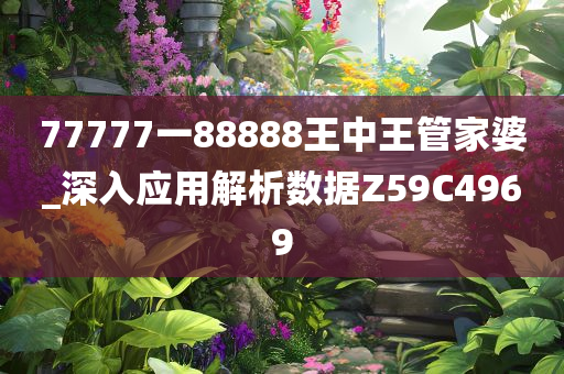 77777一88888王中王管家婆_深入应用解析数据Z59C4969