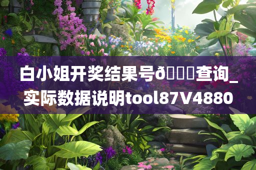 白小姐开奖结果号??查询_实际数据说明tool87V4880