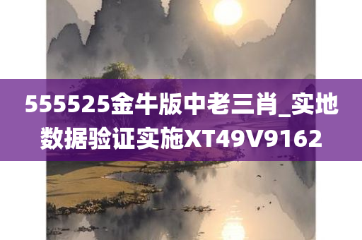 555525金牛版中老三肖_实地数据验证实施XT49V9162