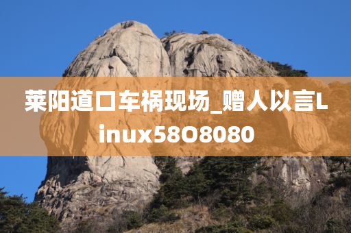 莱阳道口车祸现场_赠人以言Linux58O8080