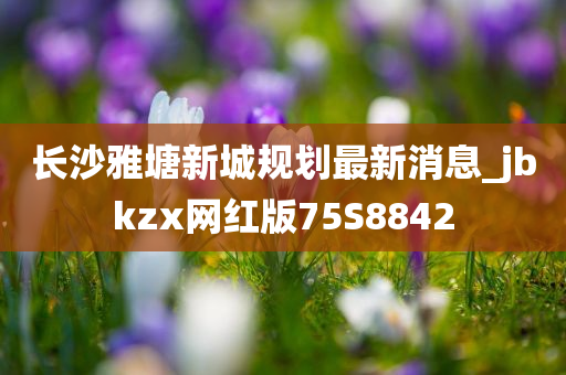 长沙雅塘新城规划最新消息_jbkzx网红版75S8842