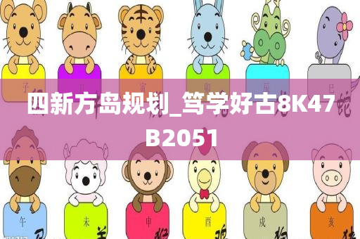 四新方岛规划_笃学好古8K47B2051