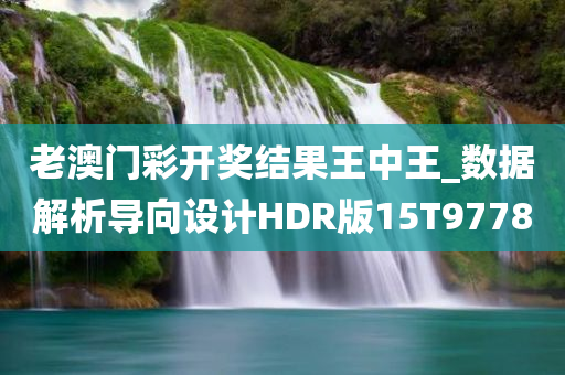 老澳门彩开奖结果王中王_数据解析导向设计HDR版15T9778