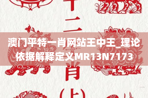 澳门平特一肖网站王中王_理论依据解释定义MR13N7173