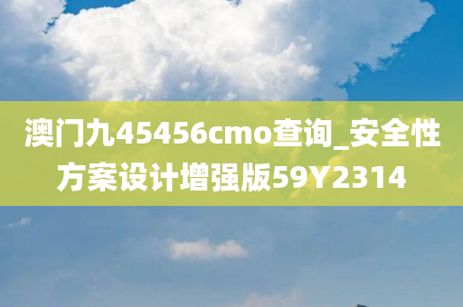 澳门九45456cmo查询_安全性方案设计增强版59Y2314