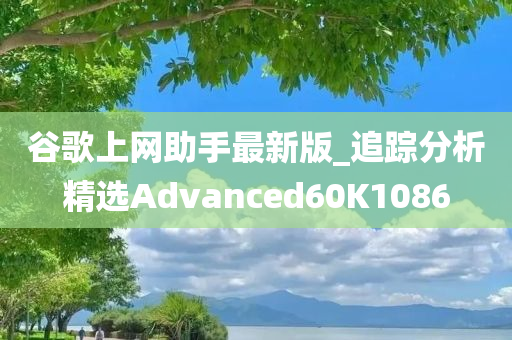 谷歌上网助手最新版_追踪分析精选Advanced60K1086