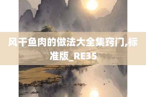 风干鱼肉的做法大全集窍门,标准版_RE35