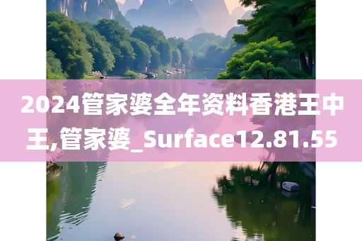 2024管家婆全年资料香港王中王,管家婆_Surface12.81.55