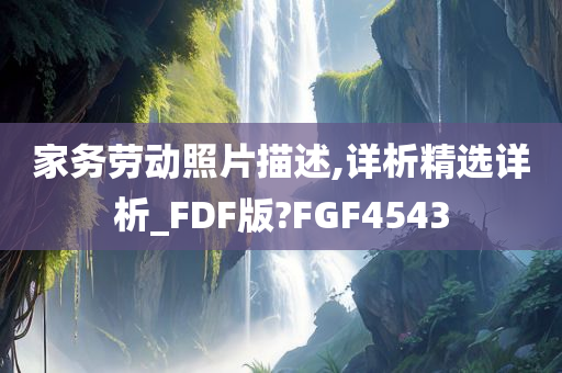 家务劳动照片描述,详析精选详析_FDF版?FGF4543