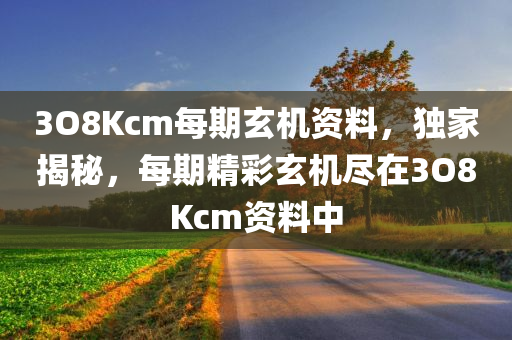 3O8Kcm每期玄机资料，独家揭秘，每期精彩玄机尽在3O8Kcm资料中