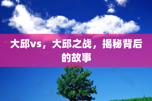 大邱vs，大邱之战，揭秘背后的故事