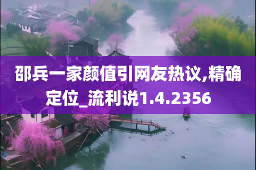 邵兵一家颜值引网友热议,精确定位_流利说1.4.2356