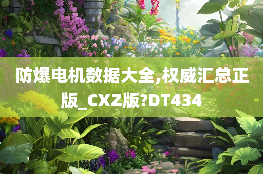 防爆电机数据大全,权威汇总正版_CXZ版?DT434