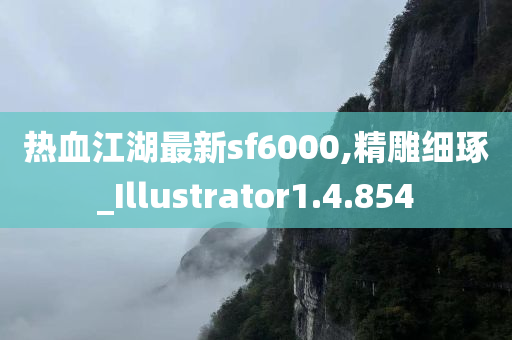 热血江湖最新sf6000,精雕细琢_Illustrator1.4.854